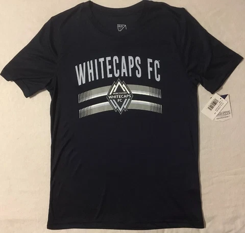 MLS Vancouver Whitecaps FC Soccer - Youth Short Sleeve Shirt Small (8)  Lg 14/16 Cover