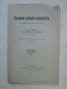 Le gisement acheulo-moustérien de BROUE (Eure-et-Loir), 1934. - Imagen 1 de 3