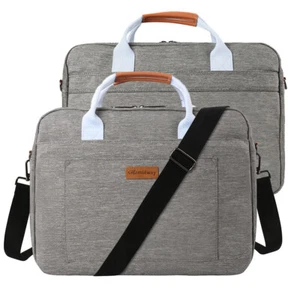 Graue Nylon Laptoptasche Reise Tragetasche für 15" Dell Inspiron 15 / Latitude 15 - Bild 1 von 9