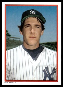 1984 Topps Glossy Send-Ins Dave Righetti New York Yankees #28 - Picture 1 of 2