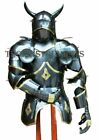 Medieval Gothic Half Body Armor Wearable 18G Steel LARP Battle Cosplay Armor