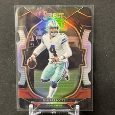 2022 Panini Select Concourse Prizm Red And Black Dak Prescott Die Cut