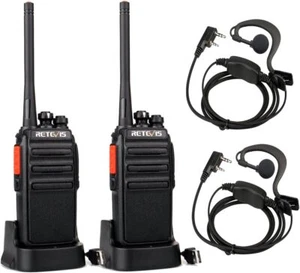 Walkie Talkie Retevis RT24 Profesional Radio de Dos Vías Auricular Libre de Licencia - Imagen 1 de 12