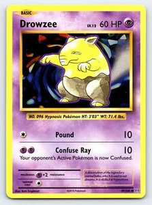 Tarjeta Pokémon Drowzee 49/108 Common XY Evolutions - Casi Nueva - Imagen 1 de 5
