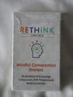 Rethink Card Deck Mindful Conversation Starters 56 Questions Icebreakers New