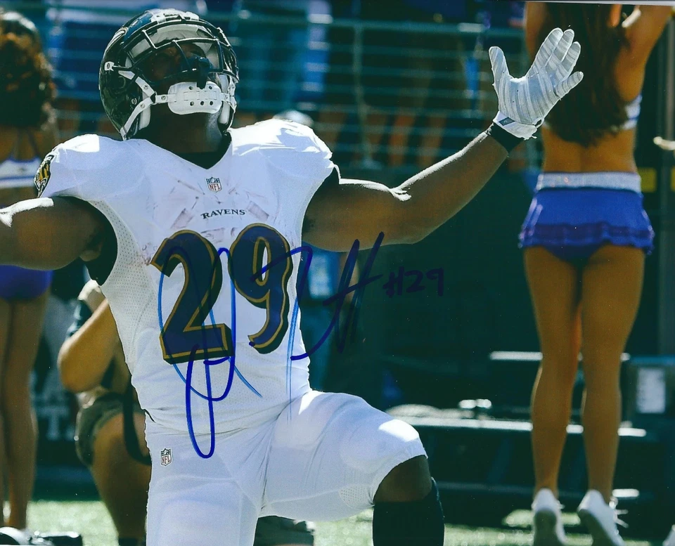 Autographed JUSTIN FORSETT  Baltimore Ravens 8x10 Photo w/COA - Image 1 of 1