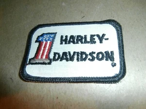 #1 Harley Davidson Motorcycle Patch - Picture 1 of 3