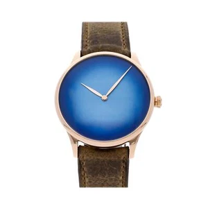 H. Moser & Cie Venturer Manual Wind 39mm Rose Gold Strap Watch 2327-0411 - Picture 1 of 6