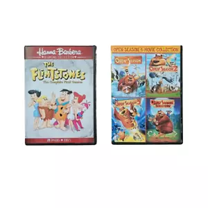 THE FLINTSTONES - THE COMPLETE FIRST SEASON & OPEN SEASON 4 MOVIE PACK BUNDLE - Picture 1 of 6