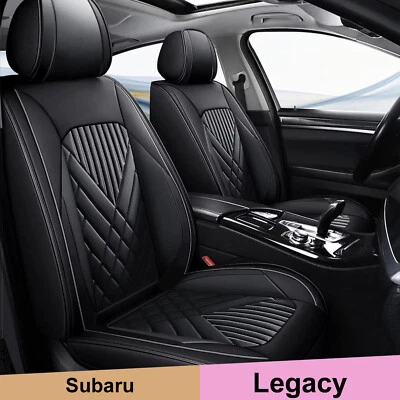 For Subaru Legacy 2000-2025 Car 5-Seat Cover Cushions Full Set PU Leather Cover Foto 1 de 4