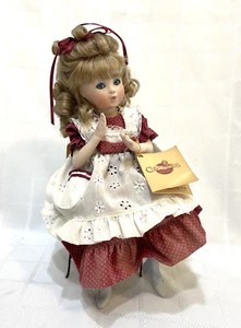 Hamilton Collection “Contraband” by Phyllis Parkins Porcelain Doll w/Chair - Picture 1 of 12