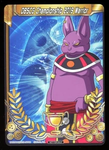 DBSCG Championship 2019 Warrior Universe 6 Champa Dragon Ball Super juego de cartas casi nuevo - Imagen 1 de 2