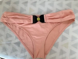 Eres Salmon Pink ‘Sangria Bijou’ bikini Bottoms/briefs Size UK 16 FR44 US 12 NEW - Picture 1 of 4