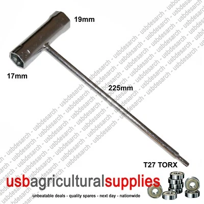 AFTERMARKET Chainsaw Plug Socket TORX Spanner Tool 17mm 19mm STIHL NEXT DAY DELIVER