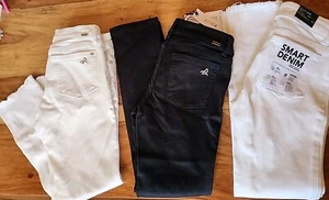 Dl1961 Girls Chloe Skinny Jean Lot of 4 NWT White Black Distressed Scallop 10 - Picture 1 of 18