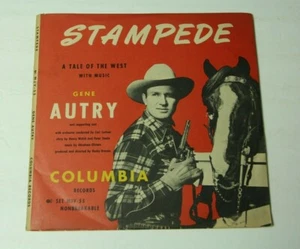 Stampede A Tale of the West Gene Autry Columbia Records MJV-55 2 Record Set - Bild 1 von 7
