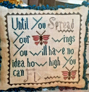 Spread Your Wings - Know How High Can You Fly - Cross Stitch Chart - Imagen 1 de 2