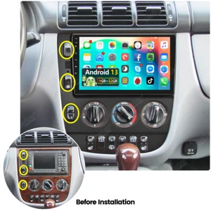 32 GB Autoradio Android 13.0 per Mercedes-Benz Classe M W163 ML 350 320 GPS WIFI - Foto 1 di 16