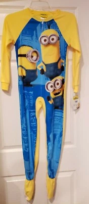 Pijama Minion Despicable Me Manta Dormir Talla 8 Una Pieza NUEVO Foto 1 de 4
