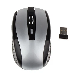 2.4GHz SILENT WIRELESS MOUSE SCROLL SLIM CORDLESS OPTICAL FOR MAC PC LAPTOP - Picture 1 of 13