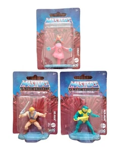 Masters of the Universe Action Figuren Micro Sammlung He-Man Orko Mer-man 3 Stück - Bild 1 von 5