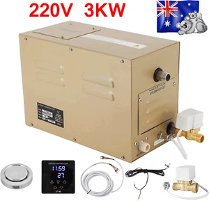 3KW Commercial Self-Draining Steam Generator Shower System Bath with controller - Picture 1 of 14