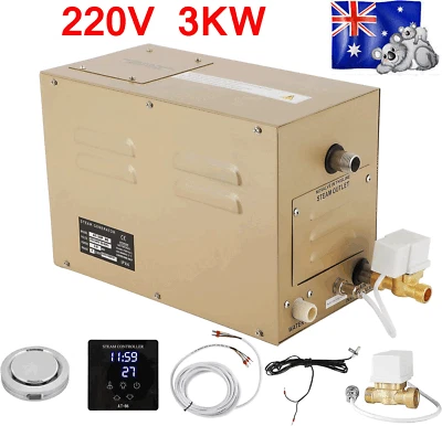3KW Commercial Self-Draining Steam Generator Shower System Bath with controller - image 1 of 4