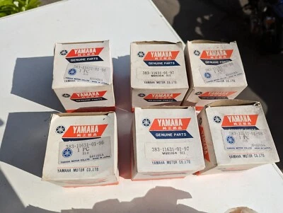 Repuestos NOS Yamaha TZ350A-B 1973-: 1x pistón pistón 383-11631-01-96 -97-98 Foto 1 de 4