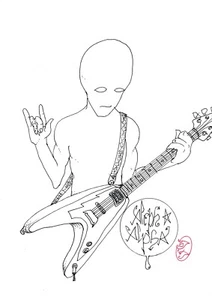Original artwork by Aleph Alpha (hand drawn, one of a kind) - Picture 1 of 2