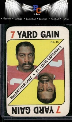 1971 Topps #45 MacArthur Lane Game Inserts - Image 1 of 2