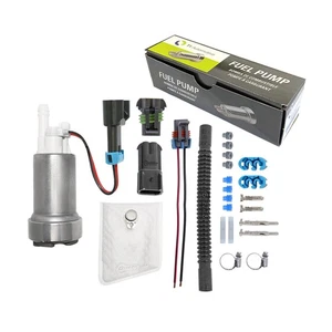 GENUINE WALBRO F90000274 450LPH High Pressure Fuel Pump + QFS Install Kit E85 - Picture 1 of 13