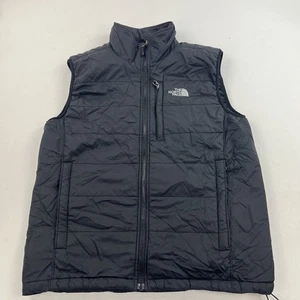 The North Face Primaloft Insulated Vest Black Puffer Size Medium Full Zip - Bild 1 von 12