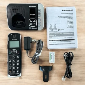 Panasonic KX-TGE663B telefono cordless collegamento a cellulare con 1 portatile KX-TGE663 - Foto 1 di 7