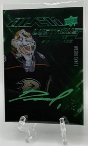 Lukas Dostal 2022-23 SPX UD Black Lustrous Rookies Signatures Green RC Auto 1/1! - Bild 1 von 3