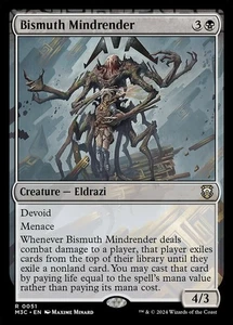 Bismuth Mindrender - Ripple Foil Magic mtg Light Play, English Commander Modern  - Picture 1 of 1
