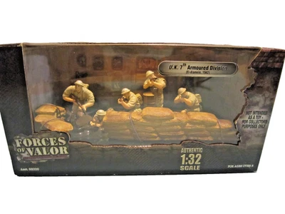 FORCES OF VALOR 1:32 SCALE DIECAST " U.K. 7th DIVISION (EL-ALAMEIN 1942) " 83003 - Image 1 of 4