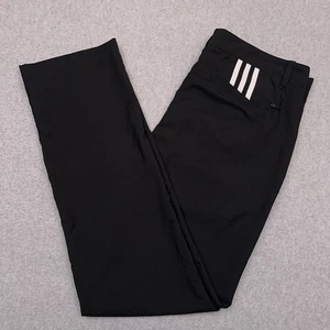 NEW Adidas 3-Stripe Golf Pants Men's 34x32 Black Lightweight Straight DM3081 - Picture 1 of 13