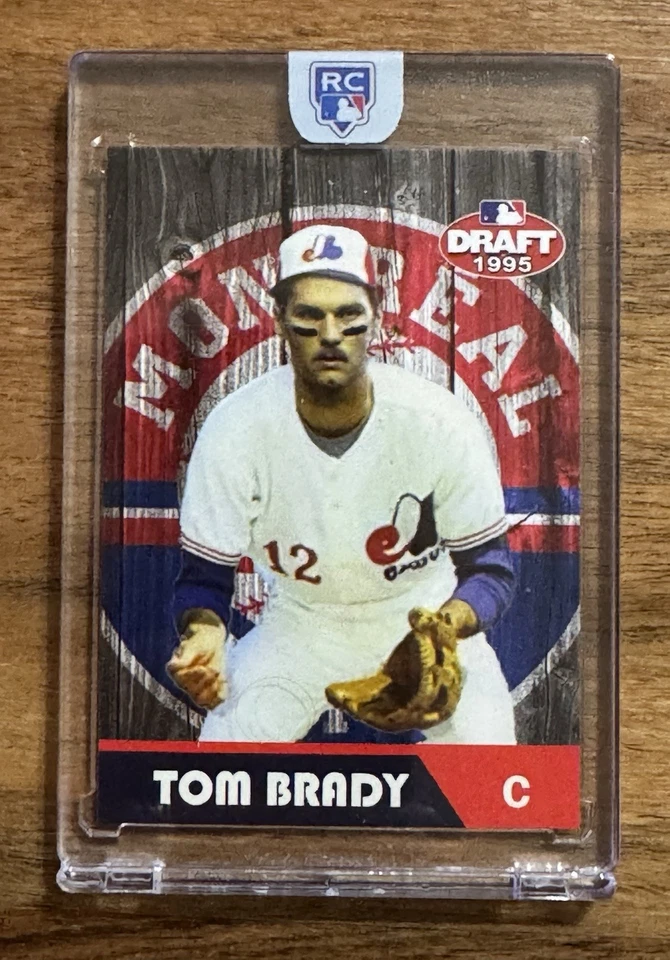 Tarjeta de béisbol Tom Brady EXPOS Rookie SP #12 RC Montreal Expos - SELLADA/ENCASCADA Foto 1 de 4