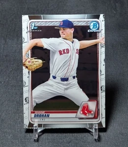 Shane Drohan 1st Chrome Prospect Rookie 2020 Bowman Draft Card #BD-170 Red Sox - Picture 1 of 2