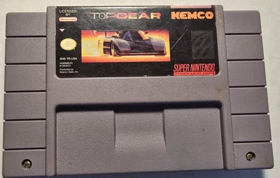 Top Gear SNES ~ Game Cartridge Only ~ Authentic ~ Vintage ~ Untested - Image 1 of 4