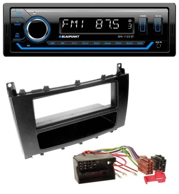 Blaupunkt MP3 Bluetooth USB AUX Autoradio für Mercedes CLK W209 C-Klasse W203 - Bild 1 von 4