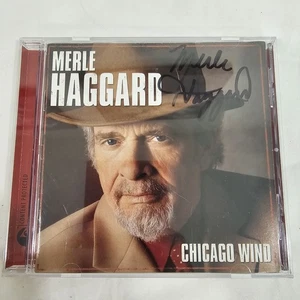 Merle Haggard Signed Cd "Chicago Wind" - Picture 1 of 4