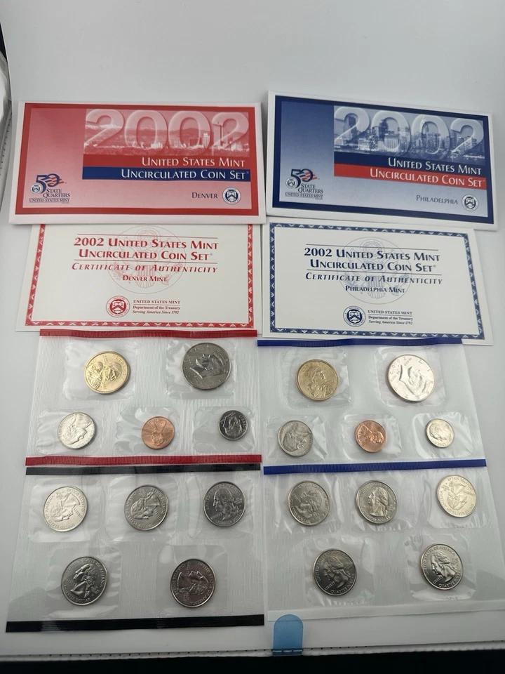 2002 P & D Mint Uncirculated Coin Sets - Image 1 of 4