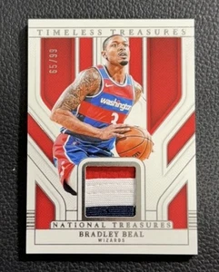 2024-25 Panini National Treasure Bradley Beal Patch Washington Wizard /99 - Bild 1 von 2