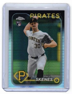 2024 Topps Chrome Update ~ Paul Skenes #USC88 ~ Prism Refractor - Image 1 of 3