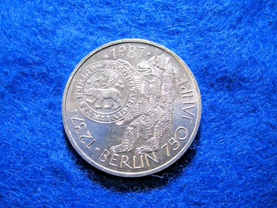 1987 Germany Silver 10 Mark Commemorative - Berlin Anniv.  - Bright Uncirculated - Image 1 of 2