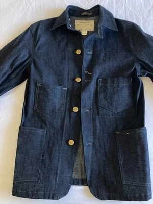 RRL Denim Engineer Coat Limited Edition Xs New - Image 1 of 4