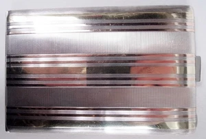 Cartier Blake Zigarettenetui 6883 Art Deco American 14k Gold & Sterling Silber - Bild 1 von 8