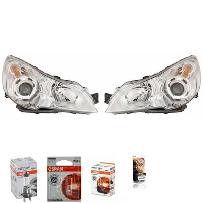 Halogen Scheinwerfer Set H7 für Subaru Legacy V Station Wagon inklusive Lampen - Bild 1 von 4