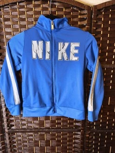 Nike Boys Boy Zip Up Track Jacket Size Small 5-6 Years - Picture 1 of 11